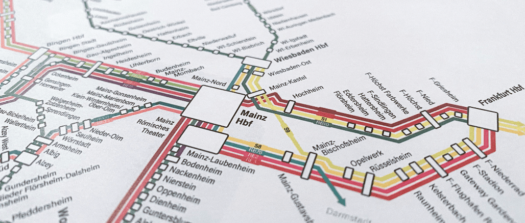 Liniennetzplan Auschnitt